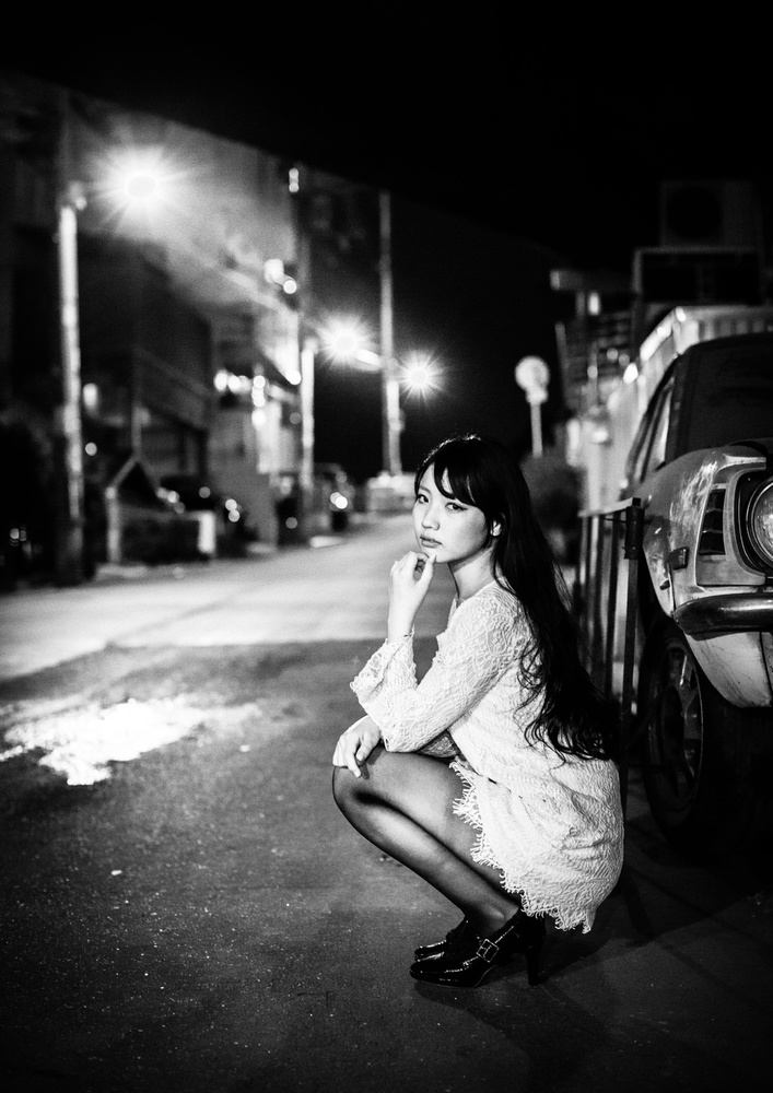 Mysterious Urban Night by TORU MATSUNAGA — canvas wall art