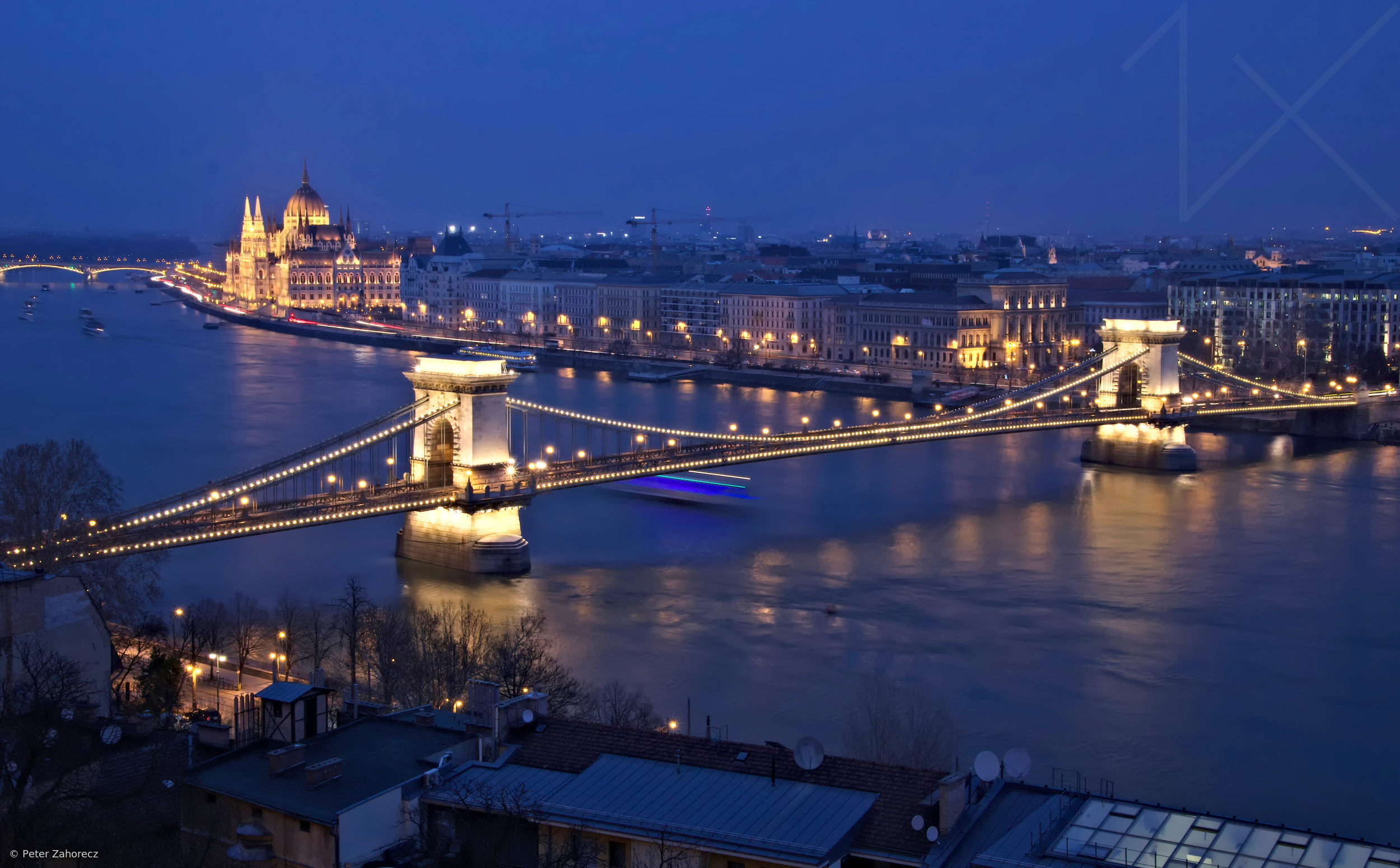 Magazine Chain Chain Bridge by Peter Zahorecz