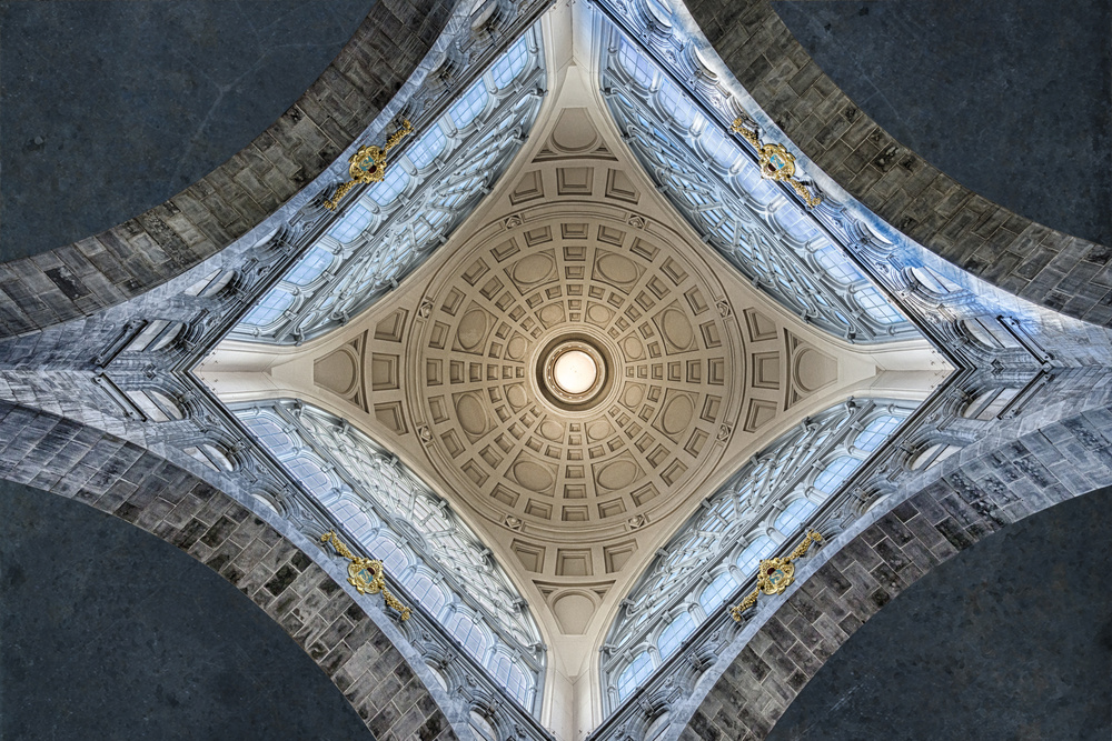 Ornate Church Dome by Greetje van Son — canvas wall art