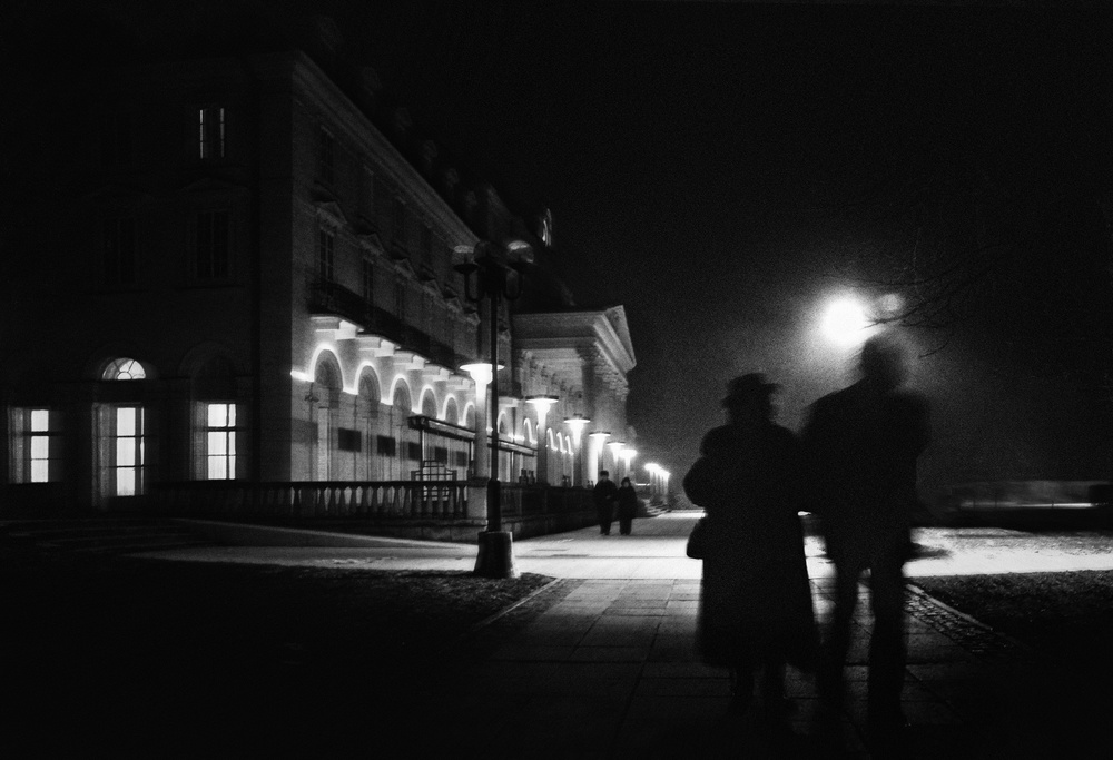 Mysterious Night Walk by Samanta Krivec — canvas wall art