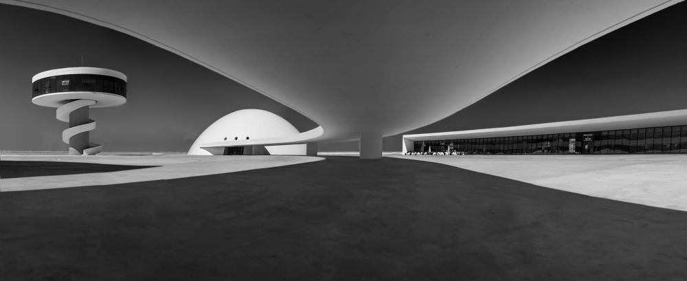 Sleek Modern Architecture by Vladi Garcia — canvas wall art