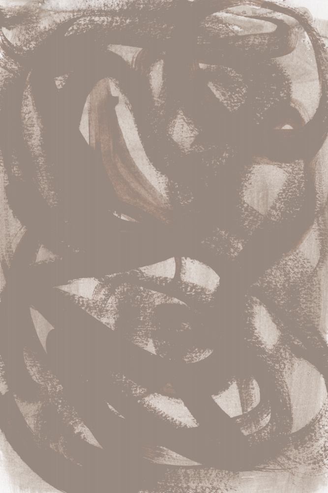 Abstract Brush Strokes 176X by Mareike Böhmer — canvas wall art