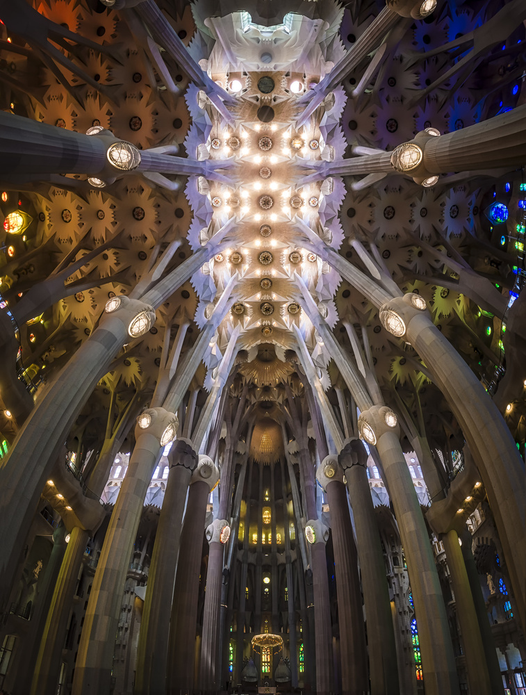 La Sagrada Familía by Ole Moberg Steffensen — canvas wall art
