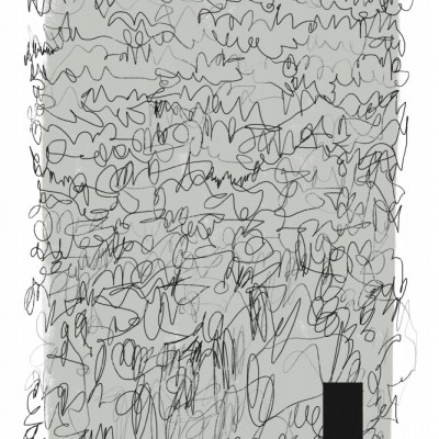 Intricate Scribbles On A Muted Background