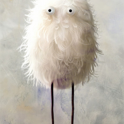 Long-Legged Fluffball