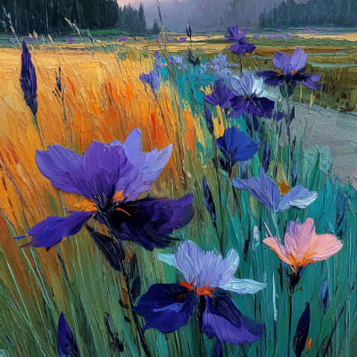 Vibrant Field Blooms