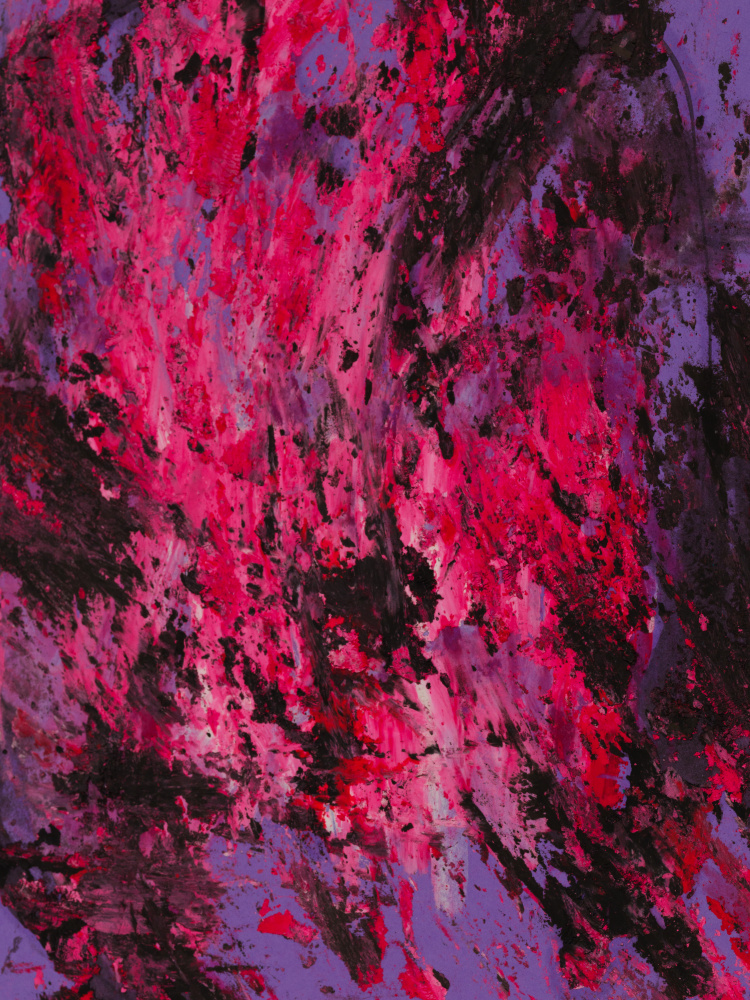Vibrant Magenta Abstract by engin akyurt — canvas wall art