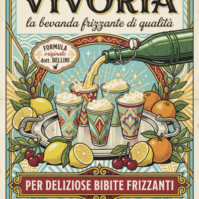 Vintage Italian Sparkling Drink