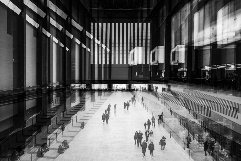 Urban Museum Movement by Joshua Raif — canvas wall art
