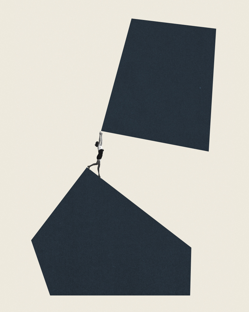 Reaching higher by Maarten Léon — canvas wall art