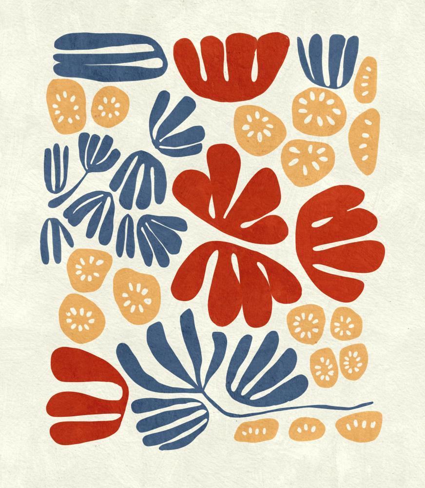 Modern Florals 1 by Katie O'Shea — canvas wall art