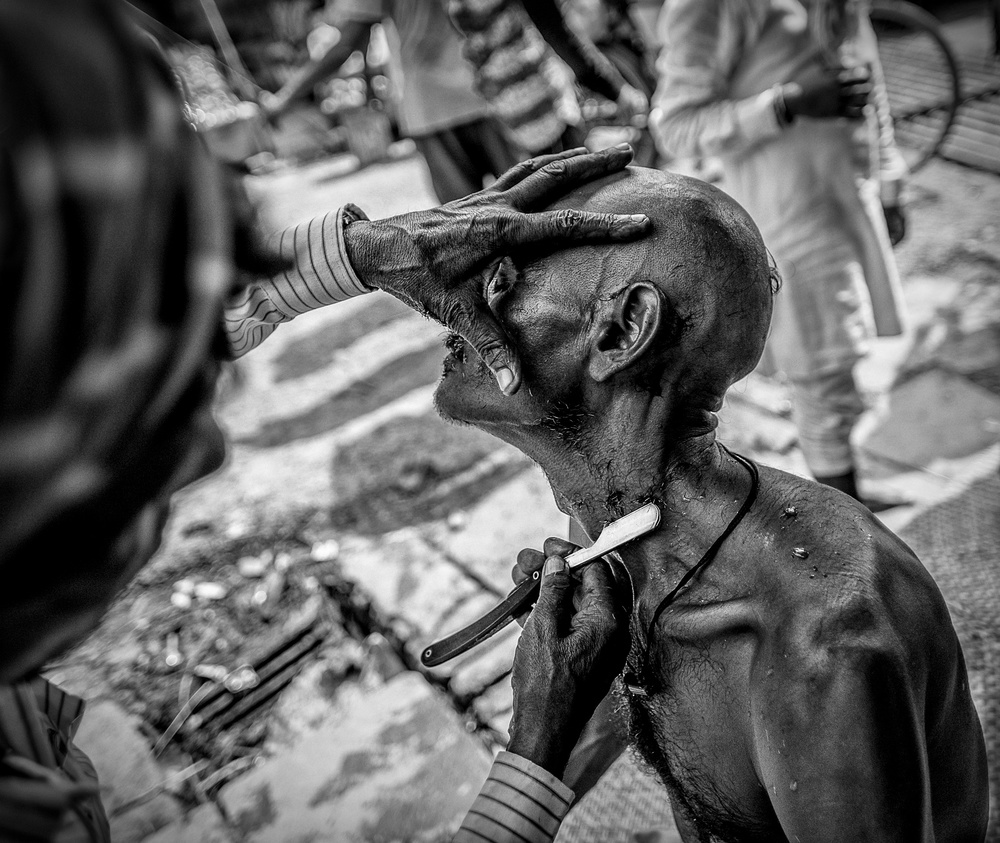 Shaving Ritual by Massimo Cuomo — canvas wall art