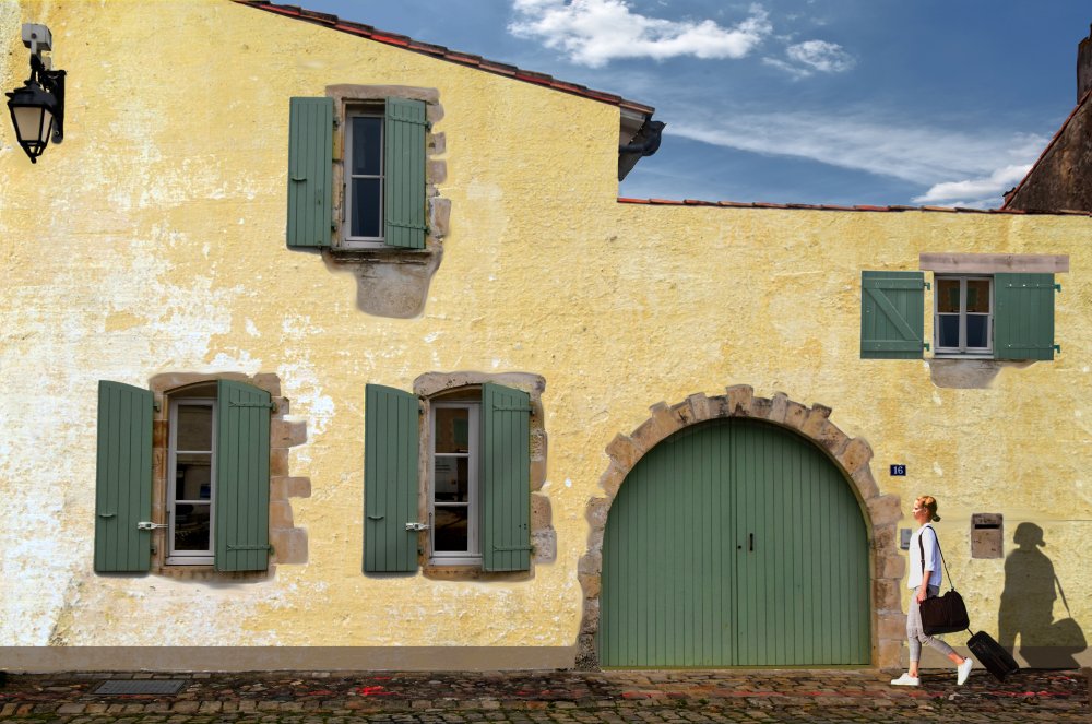 Quaint European Street by Pierre Bacus — canvas wall art