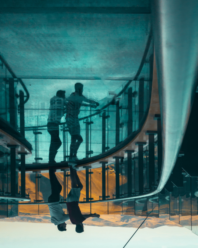 Panoramic Deck Reflections by Doruk Uysal — canvas wall art