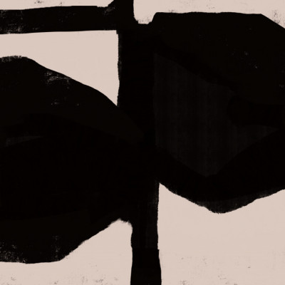 Abstract Black and White