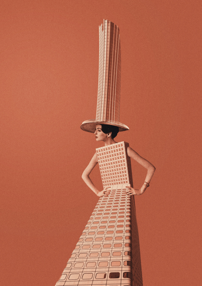 City girl by Maarten Léon — canvas wall art
