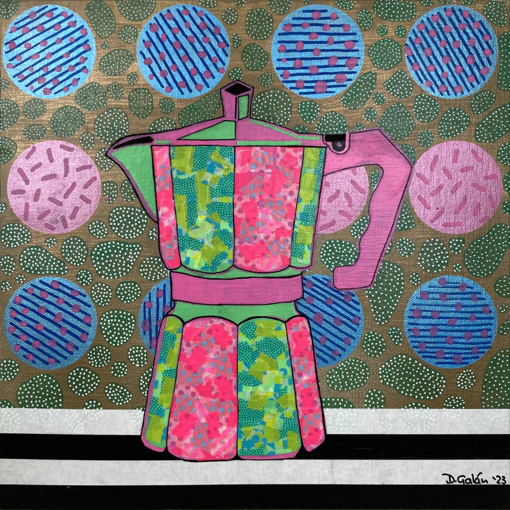Iced Latte by David Galan — canvas wall art