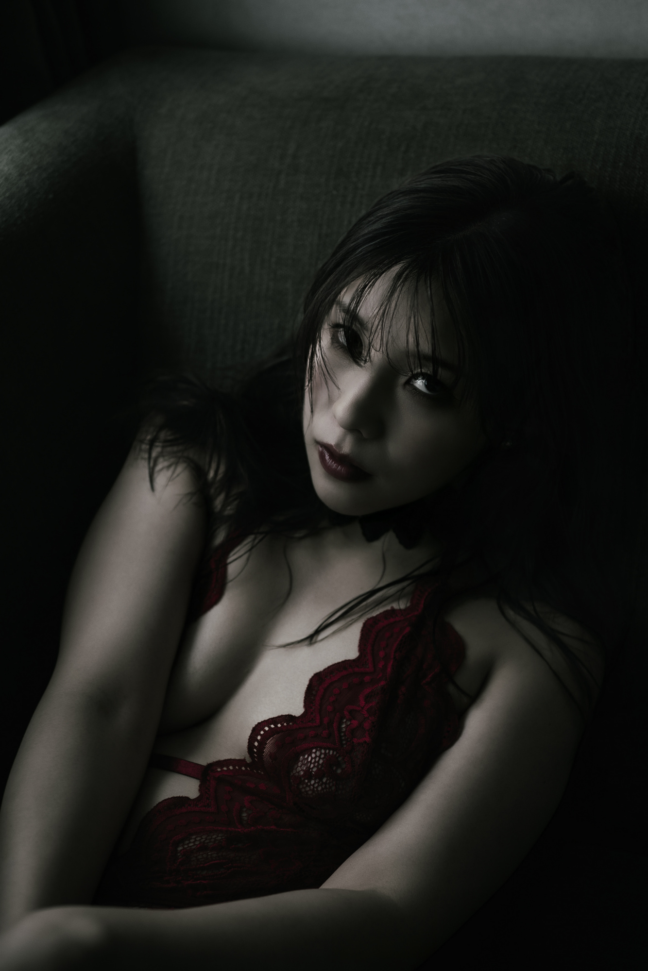 piercing gaze