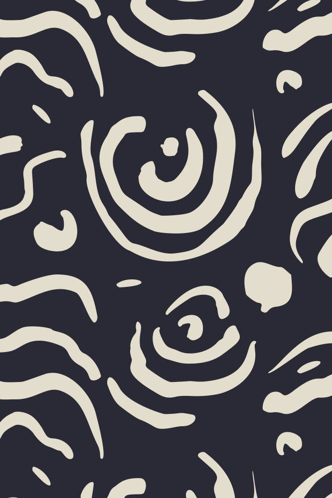 Abstract Organic Swirls by Anna Rose — canvas wall art