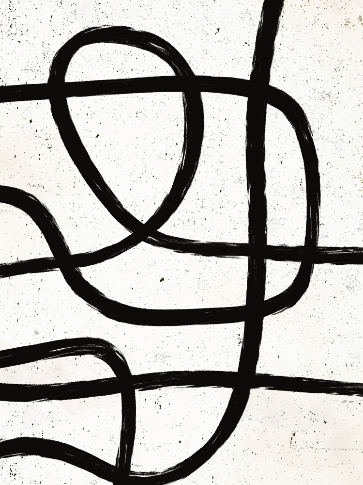 Tangled Modern Lines by Ninola Design — canvas wall art