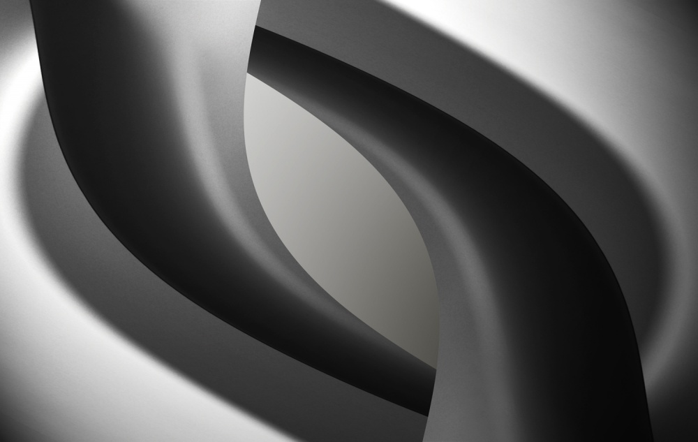 Soft Grey Abstraction by Jutta Kerber — canvas wall art