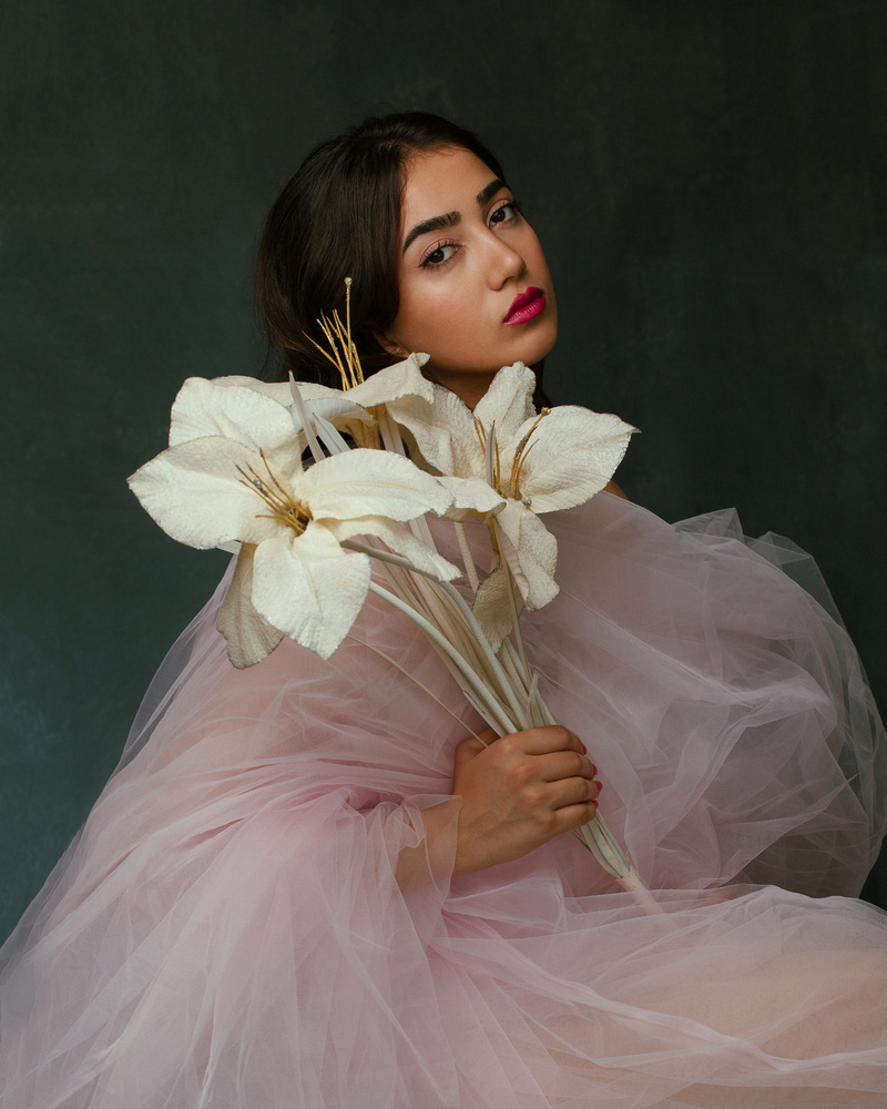 Ethereal Pink Grace by Mehdi Mokhtari — canvas wall art