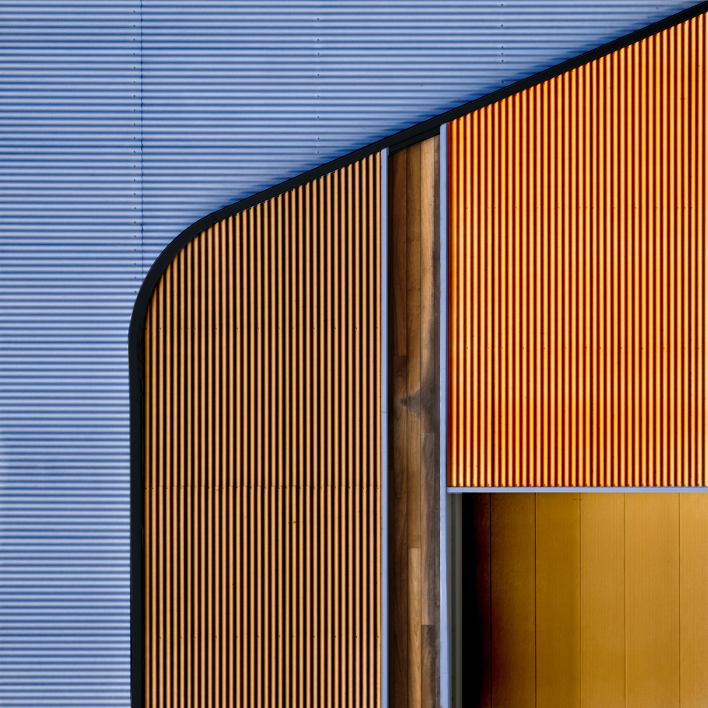 Modern Geometric Facade by Harry Verschelden — canvas wall art