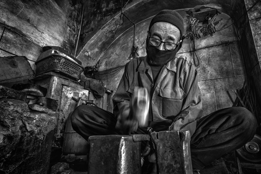 Skilled Artisan At Work by Mohammadreza Momeni — canvas wall art