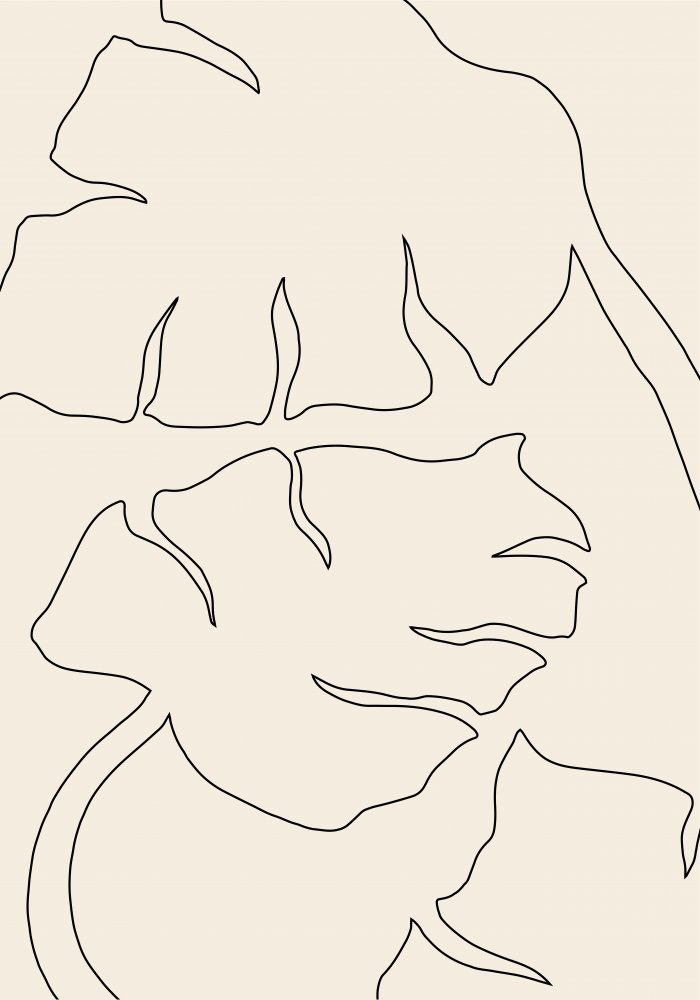 Botanical Line Art by Old Artists Studio — canvas wall art