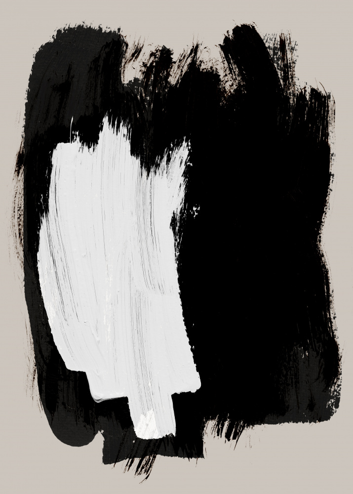 Abstract Brush Strokes 16 by Mareike Böhmer — canvas wall art