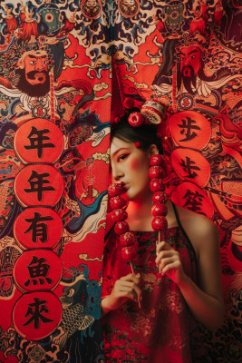 Chinese Spring Queen Chinese Spring Festival by Jie Fischer