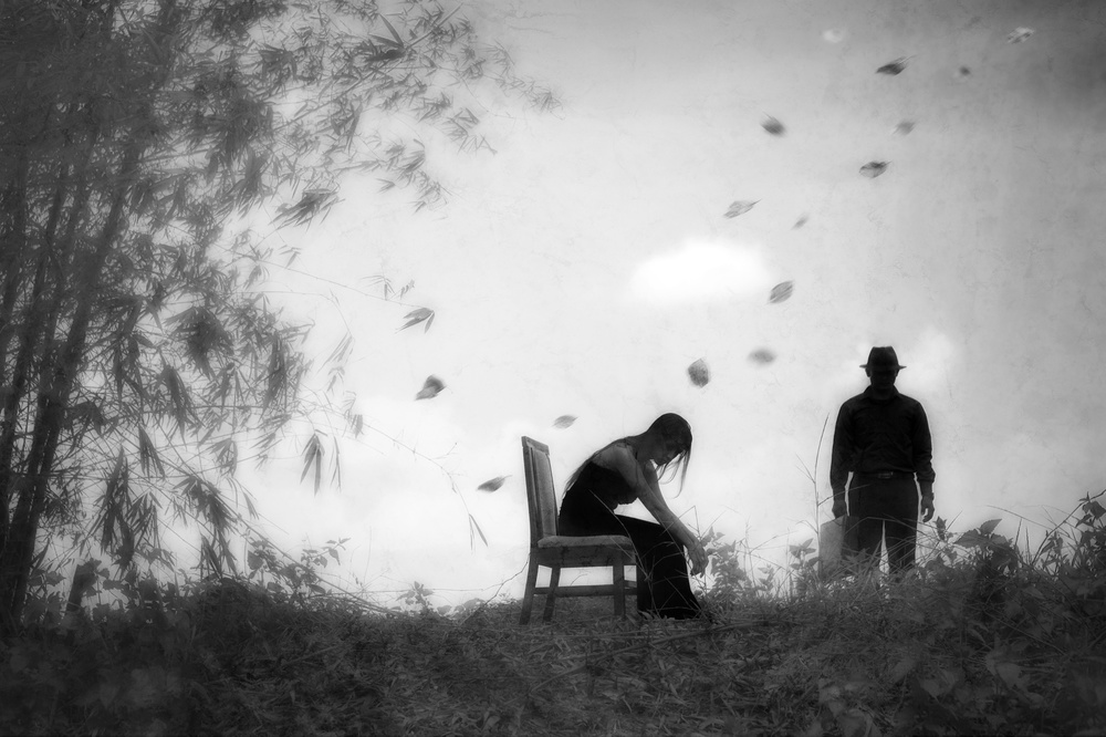 Melancholy Parting Moment by Handi Nugraha — canvas wall art