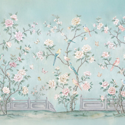 Chinoiserie Birds and Blossoms