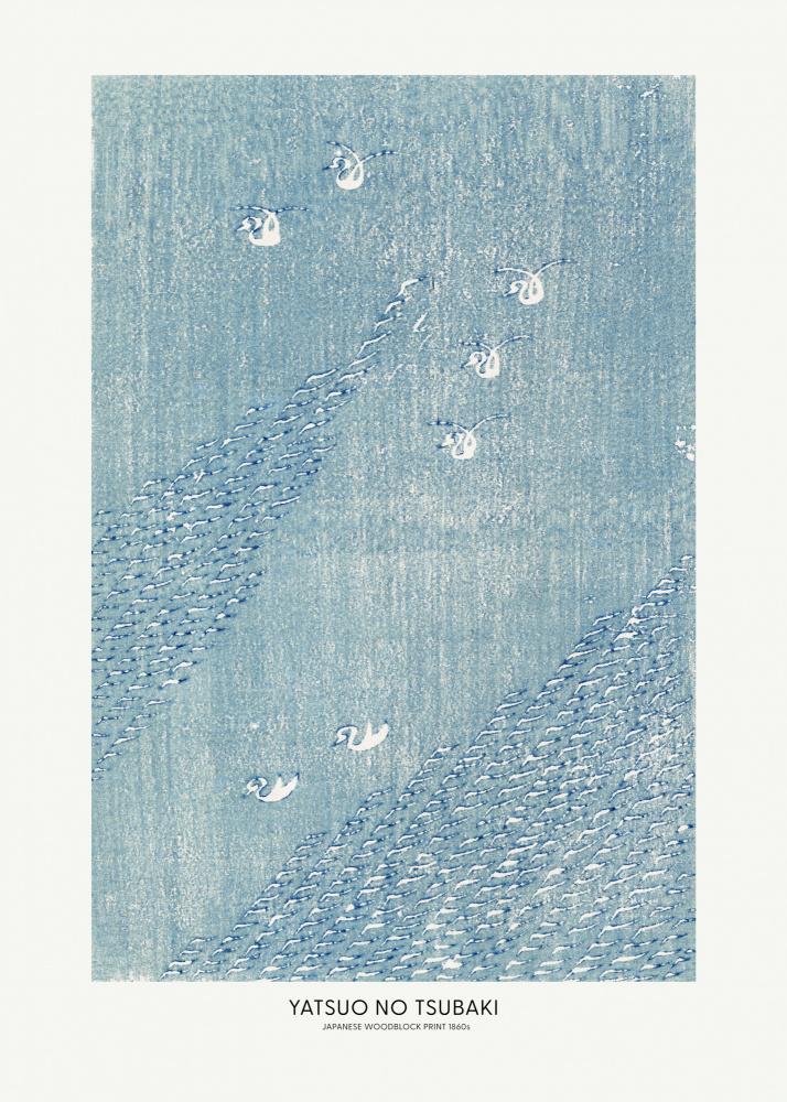 Japanese Woodblock Print 1860s by Yatsuo No Tsubaki — canvas wall art