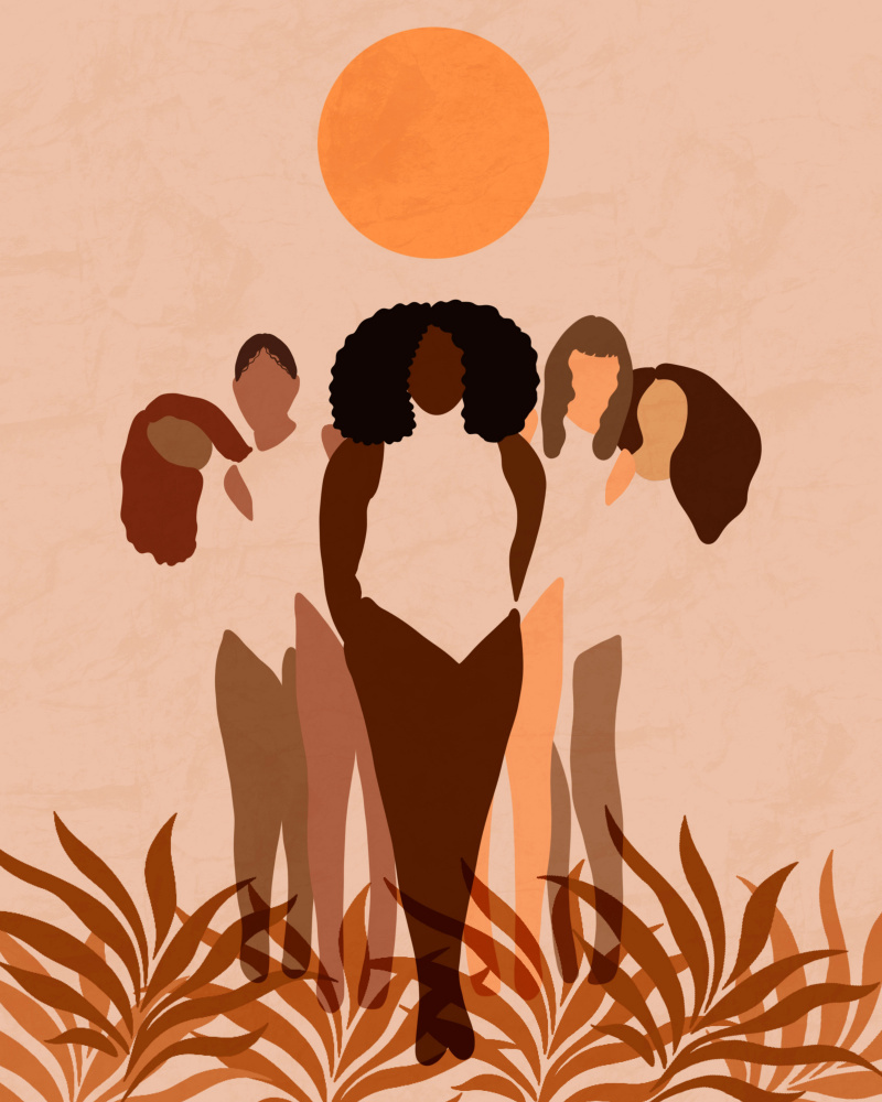 W.O.M.E.N 2 by Carelle N'guessan — canvas wall art