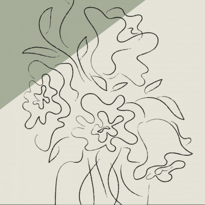 Modern Floral Vase