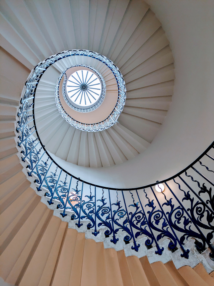 The Tulip Stairs by Elizabeth Allen — canvas wall art