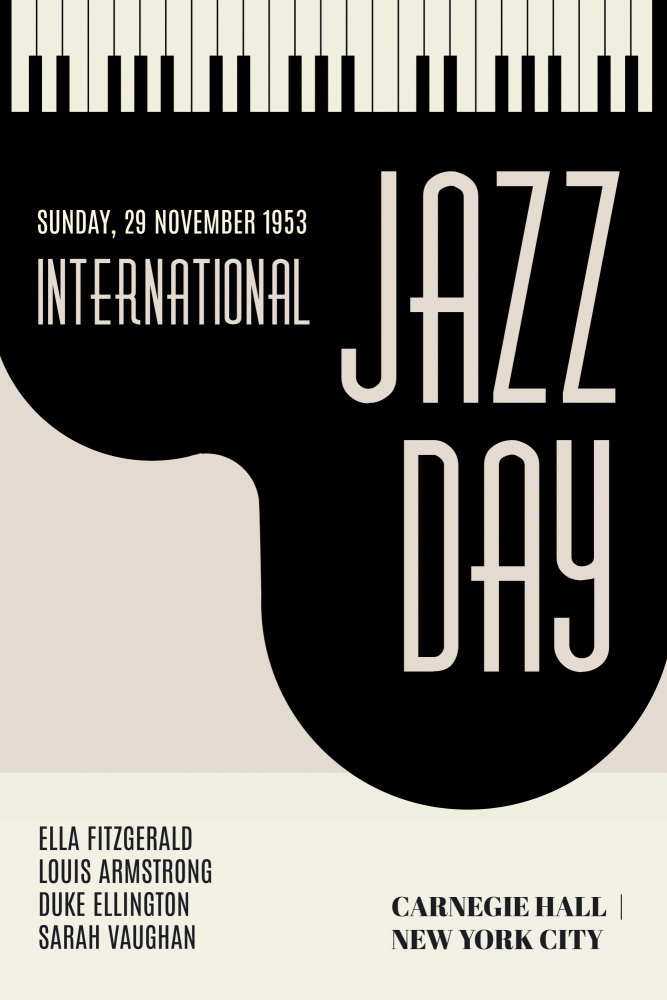 Jazzy Days by Kubistika — canvas wall art
