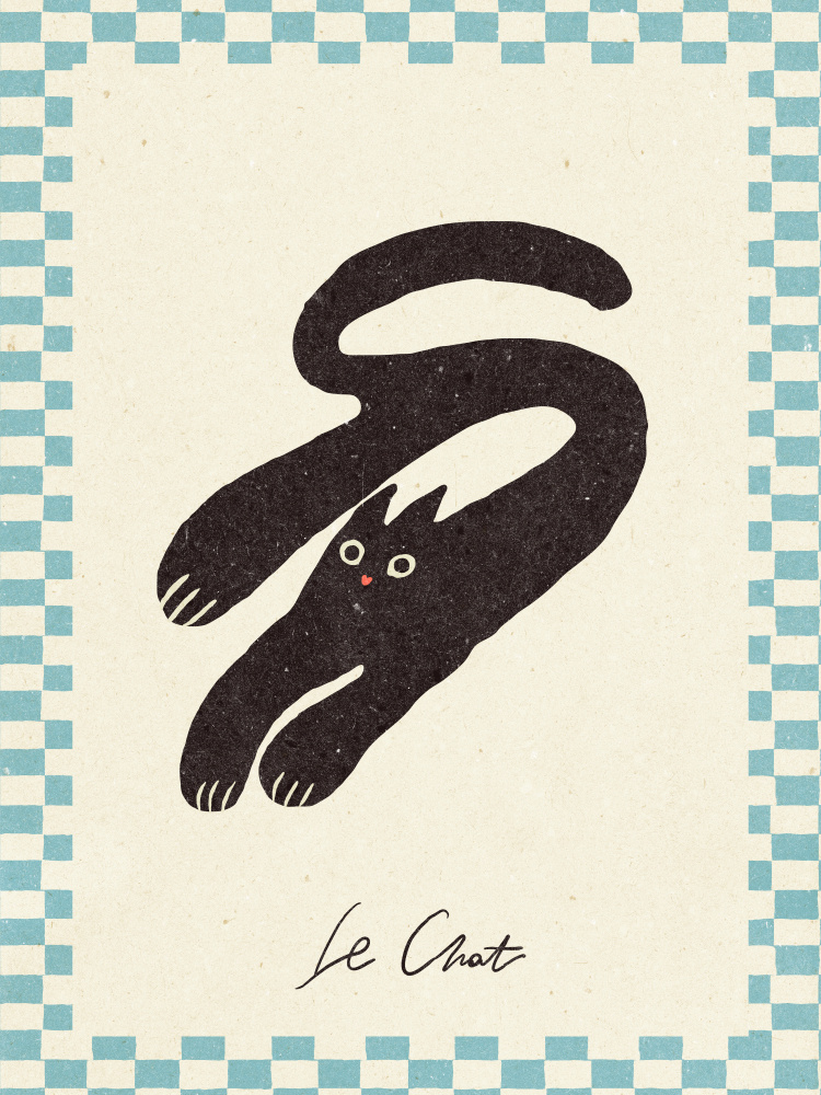 Le Chat by NKTN — canvas wall art