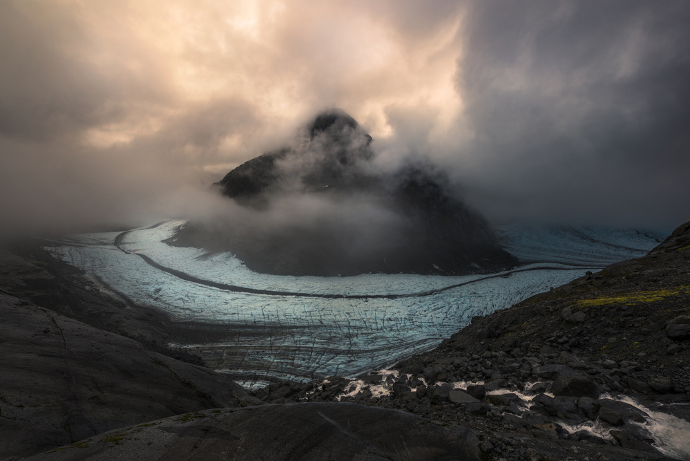 Dramatic Glacier Valley by James S. Chia — canvas wall art