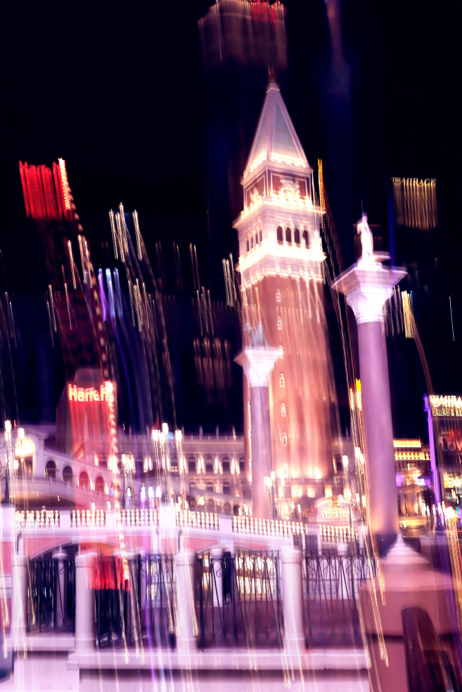 City Lights Motion Blur by Old Artists Studio III — canvas wall art