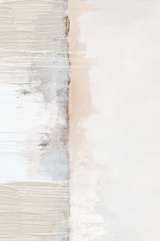Soft Neutral Abstract by Sally Ann Moss — canvas wall art