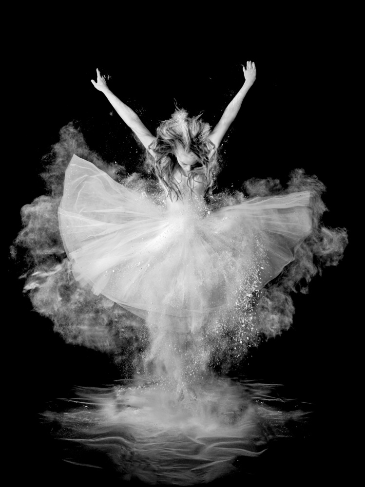 Ethereal Powder Dance by Pauline Pentony MA ARPS DPAGB — canvas wall art