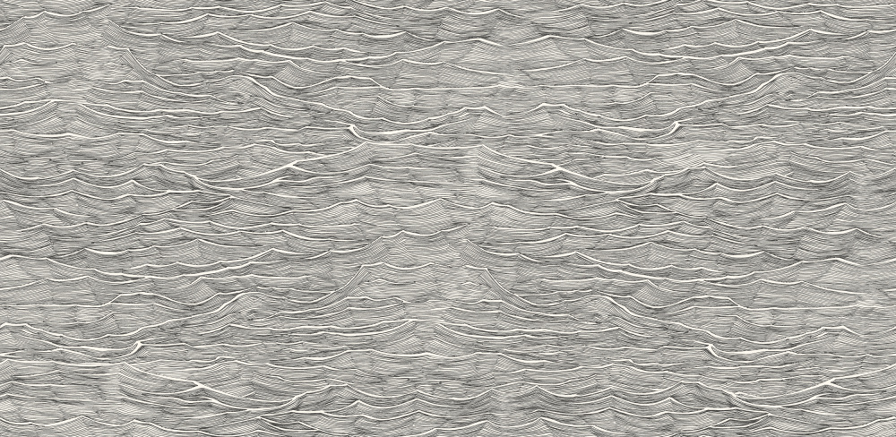 Fluid Silver Texture by Hendon Lane — canvas wall art