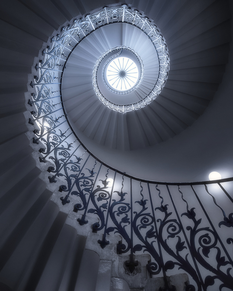 Grand Spiral Staircase by Massimo Cuomo — canvas wall art