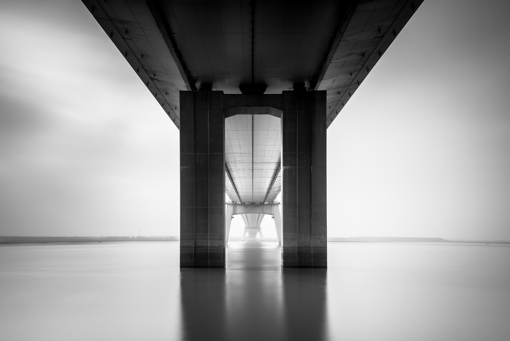 Under Bridge Passage by Qing Ai — canvas wall art