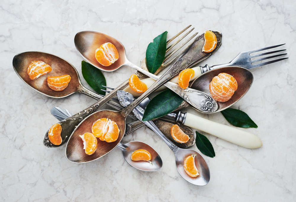 Vintage Citrus Spoons by Karina Aleksandrova — canvas wall art