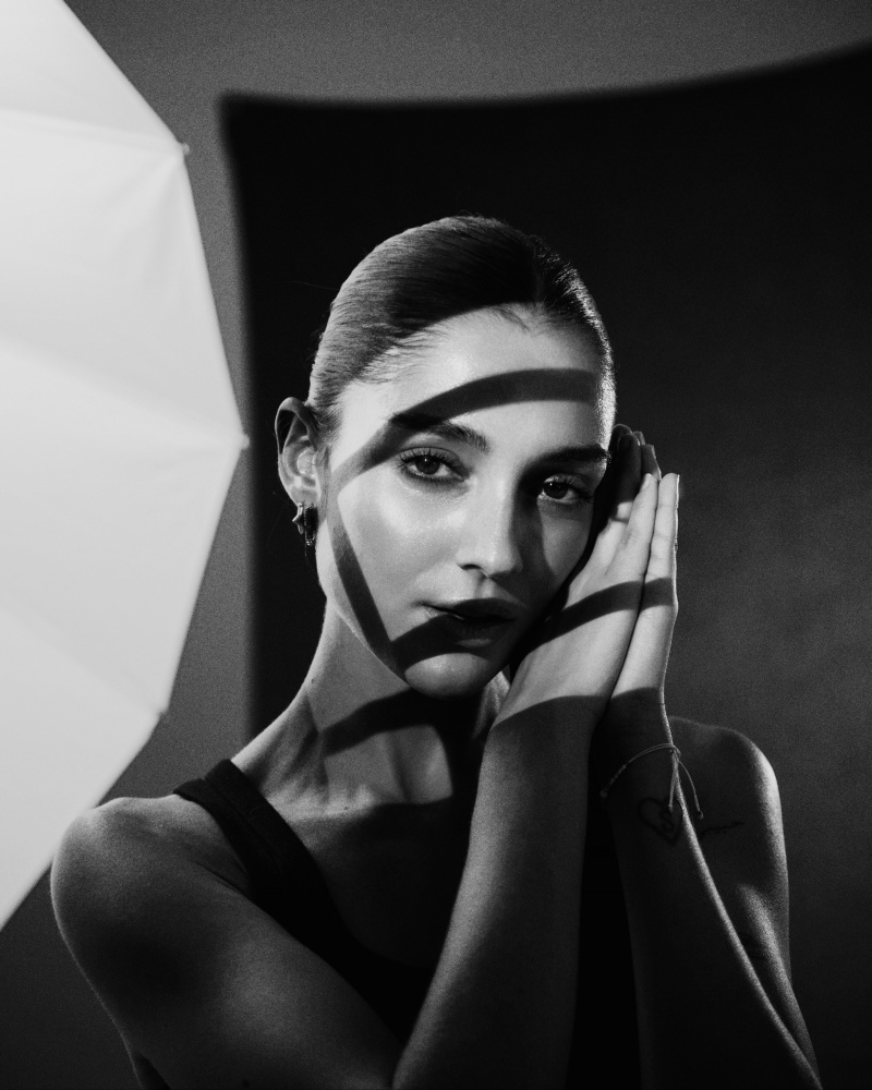 Dramatic Shadowed Portrait by Steffen Lauterbach — canvas wall art