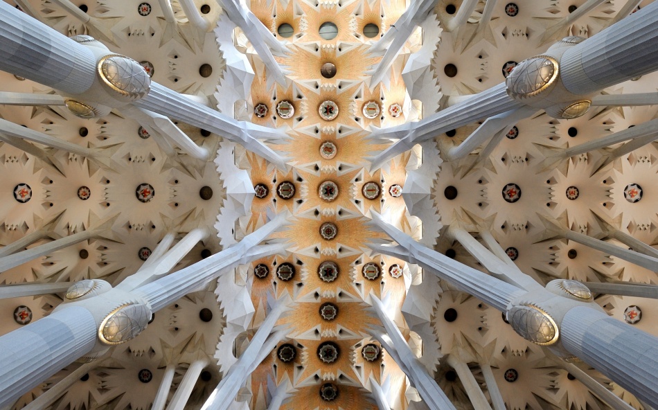 Celestial Church Interior by Hiroaki Koga — canvas wall art