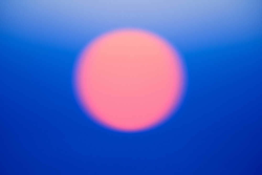 Glowing Orange Sun Sky by Tal Paz-Fridman — canvas wall art